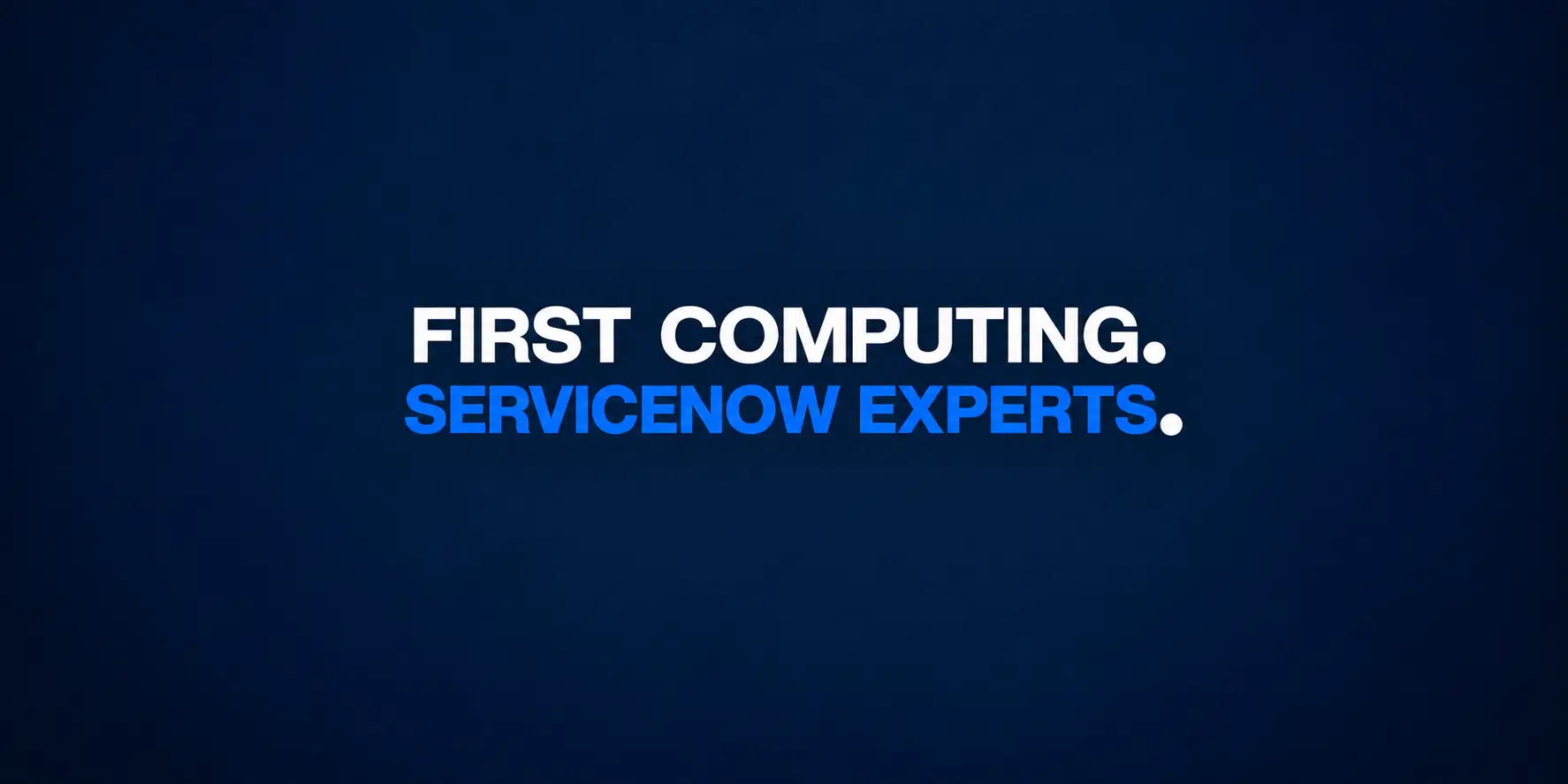 First Computing